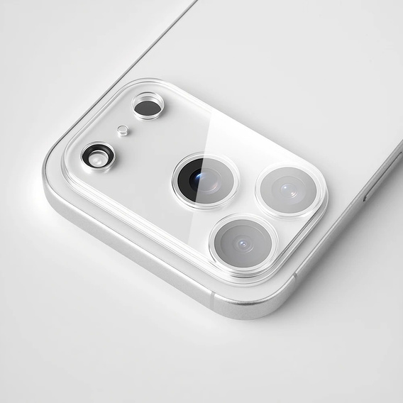 2x tvrzené sklo ERBORD s ostrůvkem pro kameru pro iPhone 17 Pro Max