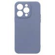 Pouzdro pro iPhone 15 Pro, Silicone Lite, levandulové