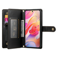 Klopové pouzdro pro Samsung Galaxy A56 5G, Wallet Zipper Pocket, černé