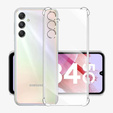 Pouzdro pro Samsung Galaxy M34 5G, Anti-Shock, průhledné + sklo 9H
