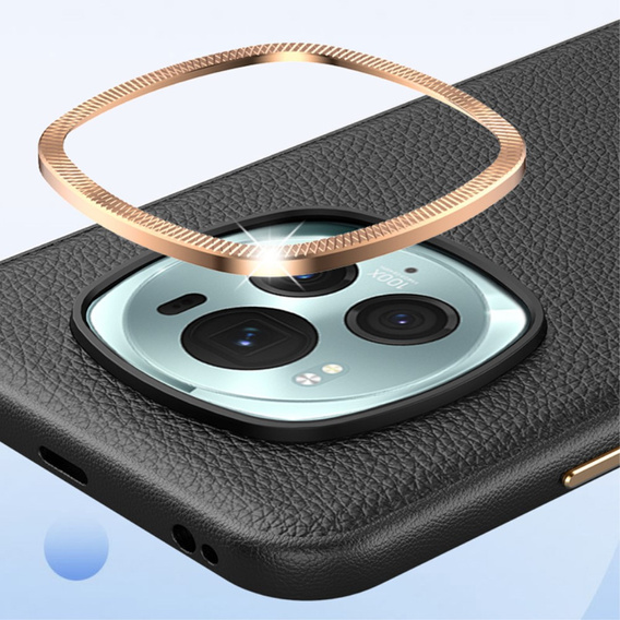 Kožené pouzdro pro Honor Magic 6 Pro 5G, leather hybrid, šedé