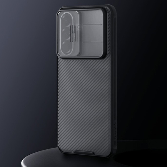 Pouzdro NILLKIN Camshield Pro s krytem fotoaparátu pro Samsung Galaxy A57 5G, průhledné / černé