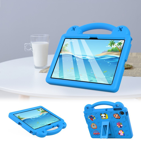 Dětské pouzdro pro Lenovo Tab TB311FU, Cute Patterns, se stojánkem, modré