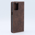 Pouzdro pro Motorola Moto G13/ G23 4G, ERBORD Vintage peněženka s klopou, káva
