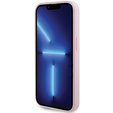 Pouzdro GUESS pro iPhone 14 Pro, Saffiano MagSafe, růžové