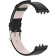 Kožený řemínek pro Samsung Galaxy Fit 3, černý