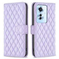 Klopové pouzdro pro Oppo Reno 11F 5G, Wallet, BINFEN COLOR, fialové