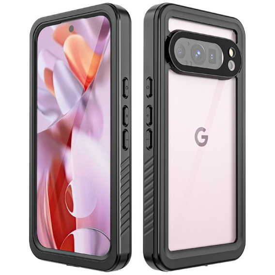 Vodotěsné pouzdro IP68 pro Google Pixel 9 Pro, Redpepper, černé