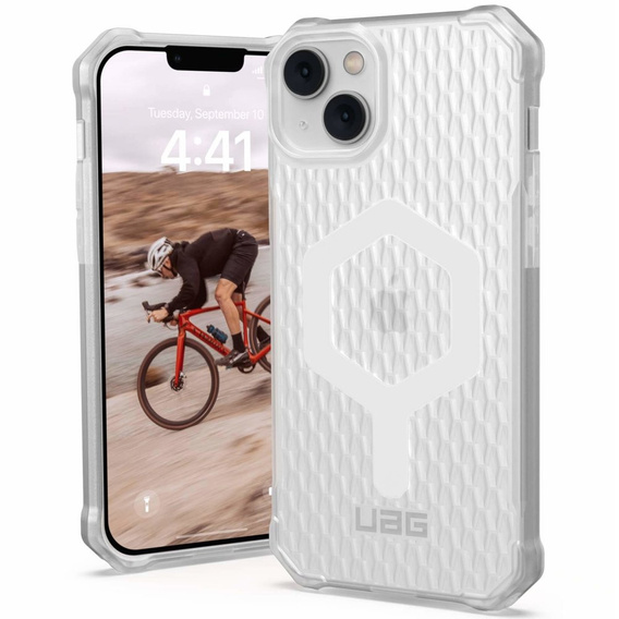 Pouzdro Urban Armor Gear pro iPhone 14 Plus, Essential Armor MagSafe, průhledné