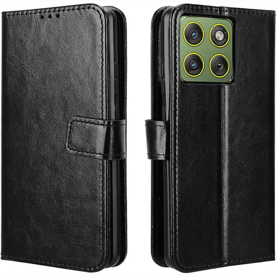 Pouzdro s klopou Crazy Horse Wallet pro Motorola Edge 70