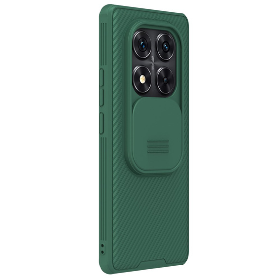Pouzdro pro Xiaomi Redmi Note 14 Pro 5G / Xiaomi Poco X7 5G, obrněné Nillkin, CamShield Pro, zelené