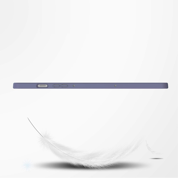 Pouzdro pro Samsung Galaxy Tab S10 FE+ Plus, Smartcase Hybrid, se slotem na stylus, fialové