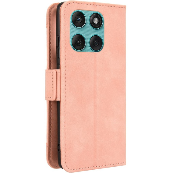 Klopové pouzdro pro Motorola Edge 60 / 60 Fusion, Card Slot, růžové