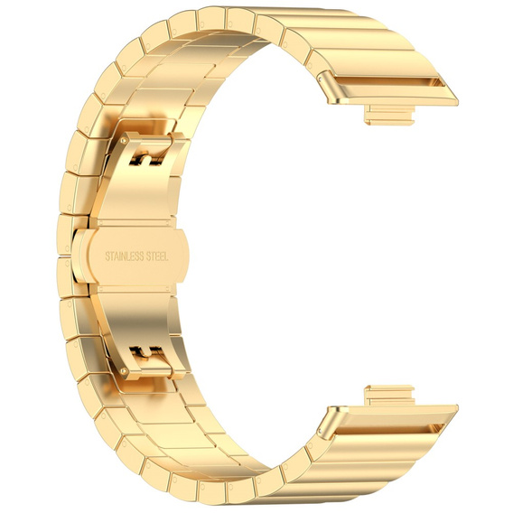 Ocelový náramek pro Huawei Watch Fit 4 / 4 Pro / 3, zlatý