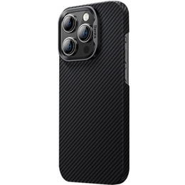 Pouzdro BENKS Kevlar pro iPhone 15 Plus, Carbon Fiber, černé