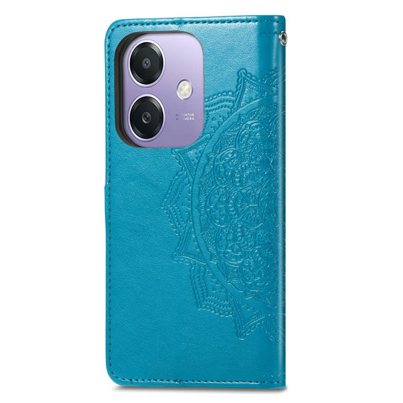 Klopové pouzdro pro Oppo A40 / Oppo A40m, Mandala, modré