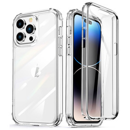 Pouzdro pro iPhone 14 Pro, Shockproof, s fólií, průhledné