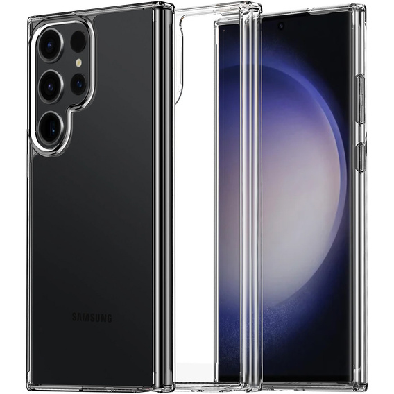 Pouzdro pro Samsung Galaxy S23 Ultra, Fusion Hybrid, průhledné