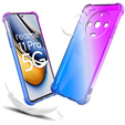 Pouzdro pro Realme 11 Pro / 11 Pro +, Gradient Dropproof, Fialová / modrá