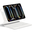 Pouzdro s klávesnicí pro iPad Pro 13" 2024, Magnetic Keyboard Touchpad, bílé