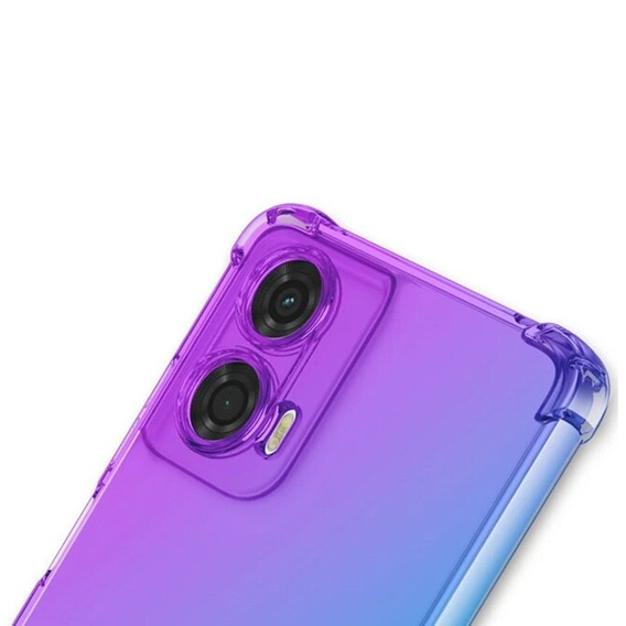 Pouzdro pro Motorola Moto G85, Gradient Dropproof, Fialová / modrá