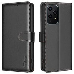 Klopové pouzdro pro Honor 200 Lite, BINFEN Wallet, černé