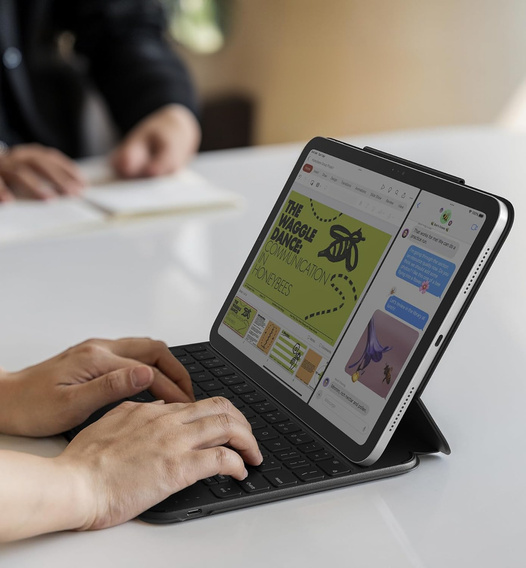 Pouzdro s klávesnicí pro iPad 11" 2025 A16 (11 gen.) / iPad 10.9" 2022 (10 gen.), Dexnor Magnetic Keyboard Touchpad, černé