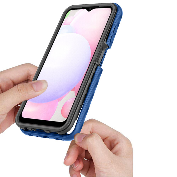 Pouzdro pro Samsung Galaxy A13 4G, Shockproof, s fólií, modré
