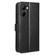 Klopové pouzdro pro Realme C33, Crazy Horse Wallet, černé