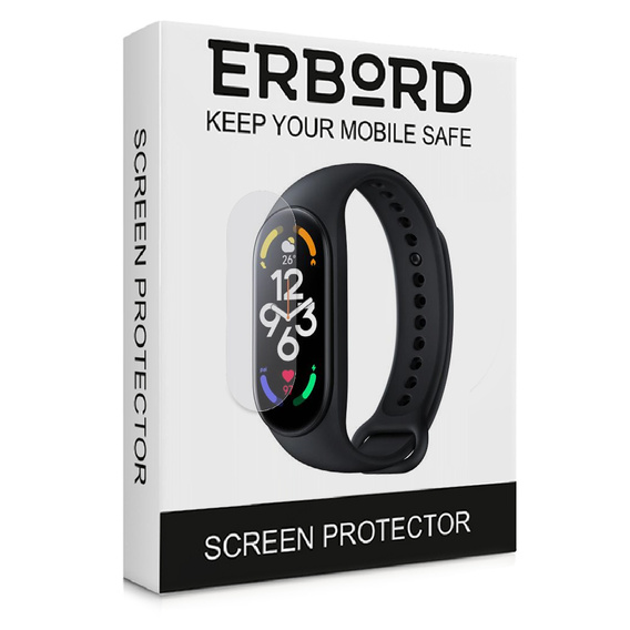 3x ERBORD Hydrogelová fólie pro Xiaomi Mi Band 6