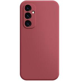 Pouzdro pro Samsung Galaxy A25, Silicone Lite, červené + 9H sklo