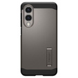 Pouzdro Spigen pro Samsung Galaxy A36 5G, Tough Armor Mag MagSafe, černé + 9H tvrzené sklo