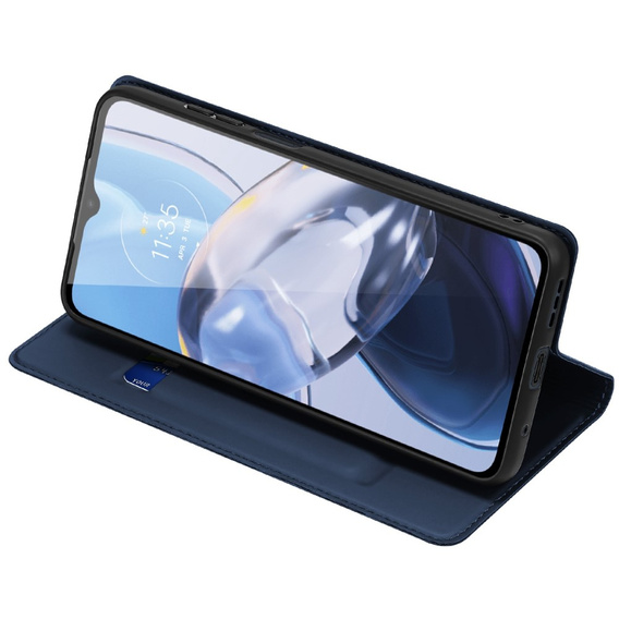 Pouzdro Dux Ducis pro Motorola Moto E22 / E22i, Skinpro, námořnicky modré