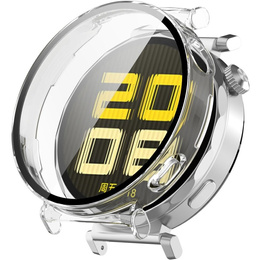 Pouzdro 2v1 + tvrzené sklo pro Huawei Watch GT 5 Pro 42mm, průhledné