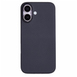 Pouzdro pro iPhone 16 Plus, Aramid Fiber Cover, černé