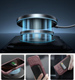 Pancéřové pouzdro pro iPhone 16 Pro, Dexnor CamProtect MagSafe, růžové (dva rámečky)