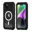 Vodotěsné pouzdro IP68 pro iPhone 14, SHELLBOX MagSafe, černé