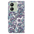 Klopové pouzdro pro Xiaomi Redmi 13C / Poco C65, Wallet, Flowers