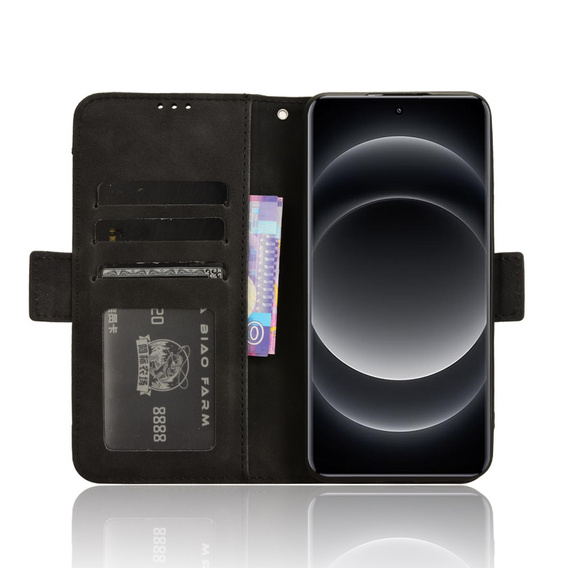 Klopové pouzdro pro Xiaomi 14 Ultra, Card Slot, černé