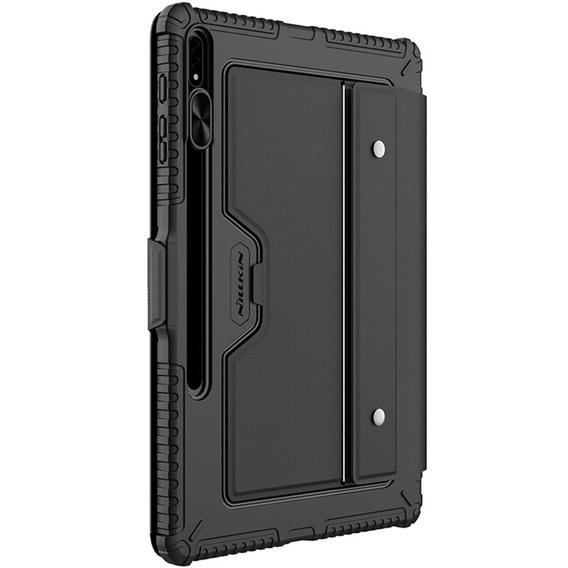 Pouzdro + klávesnice Galaxy Tab S8+ / Tab S7 +/ Tab S7 FE, NILLKIN Bumper Pen Slot, černé