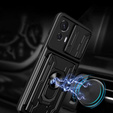 Pancéřové pouzdro pro Motorola Edge 30 Neo 5G, Camera Slide Card Slot, černé