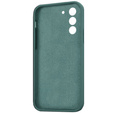 Pouzdro pro Samsung Galaxy S21 FE, Silicone Lite, tmavě zelené