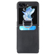 Pouzdro pro Samsung Galaxy Z Flip7 FE / Z Flip6, Card Slot Ring Case, černé