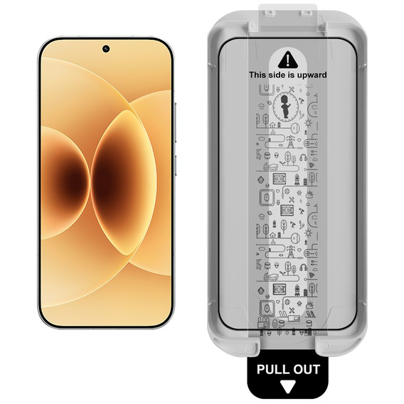 Tvrzené sklo IMAK s polohovacím rámečkem pro Xiaomi 17 / 17 Pro, černé