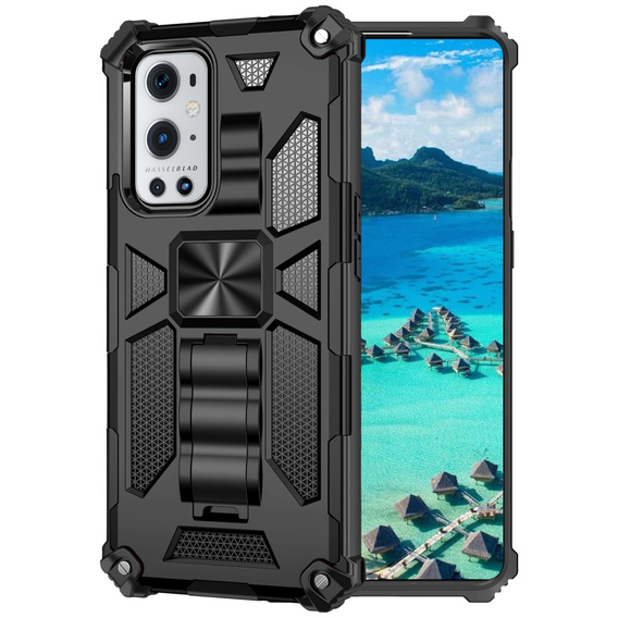 Pouzdro pro OnePlus 9 Pro, Armor Kickstand, černé