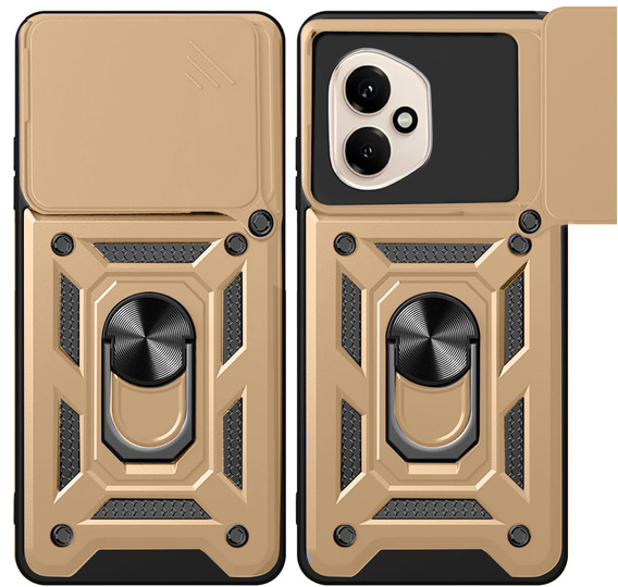 Pouzdro pro Honor 400 5G, CamShield Slide, zlaté