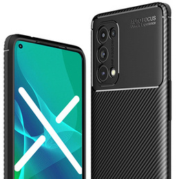 Pouzdro pro Oppo Reno 5 Pro 5G, Carbon Gel, černé