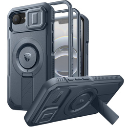 Pancéřové pouzdro pro iPhone 16e, Dexnor CamProtect MagSafe, modré