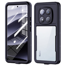 Vodotěsné pouzdro IP68 pro Xiaomi Redmi Note 14 Pro 5G, Redpepper, černé