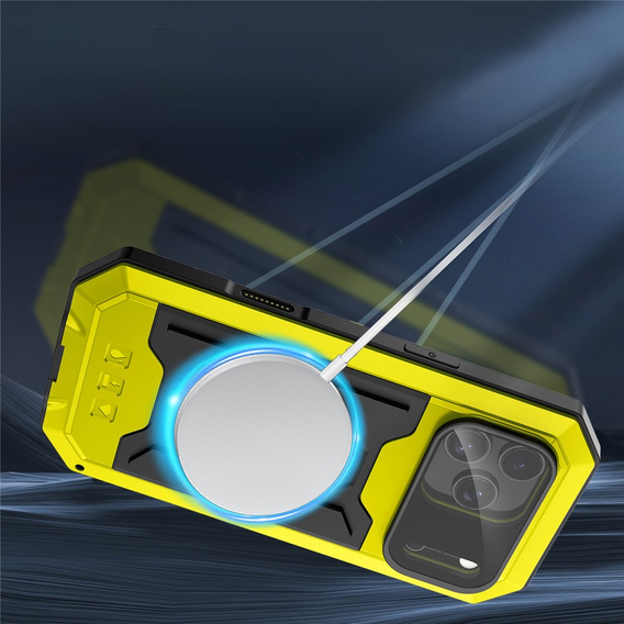 Pouzdro R-JUST s ochranným krytem displeje a stojánkem pro iPhone 17 Pro Max